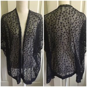 🍎 Xhilaration Navy Blue Beach Coverup. Size M/L.
